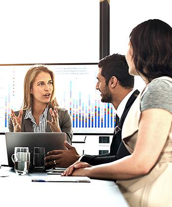 colleagues in a meeting